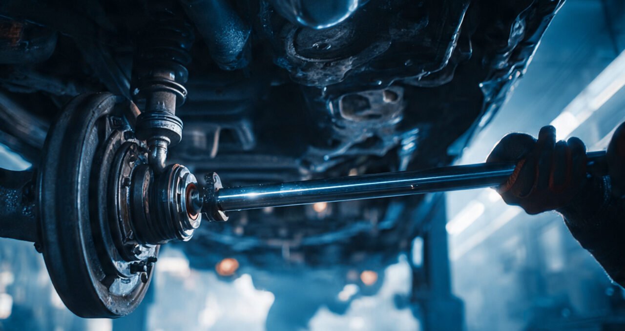 Lower control arm replacement scene inside a 1 e1769358835987