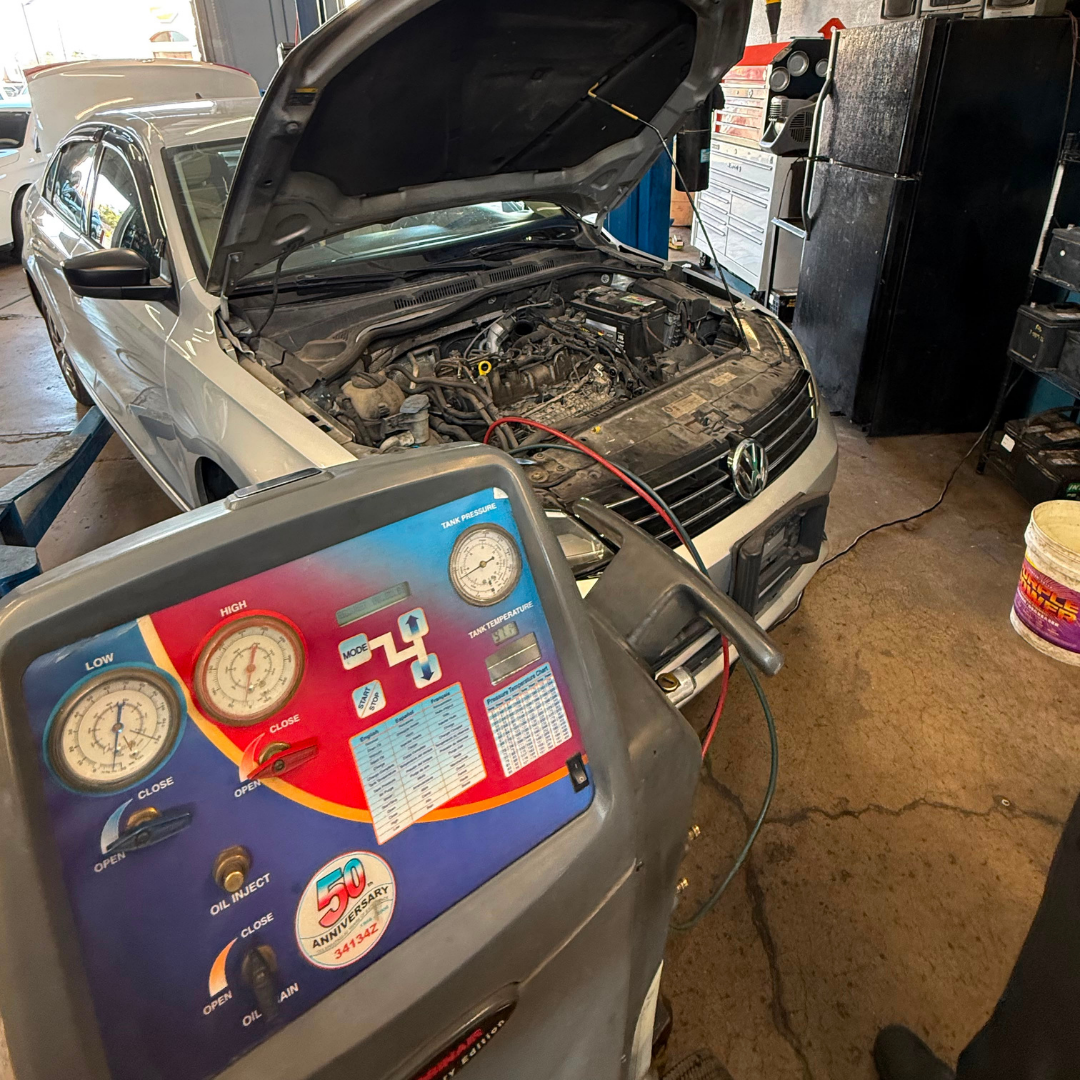 2016 Volkswagen engine replacement and Freon removal in Las Vegas